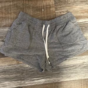 just be gray cotton shorts.